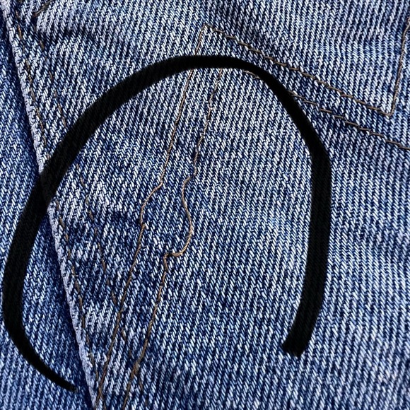 VTG Wrangler Jeans Mens 38x30 USA Blue Straight Denim Cowboy Western Y2K READ‎ - Picture 11 of 11